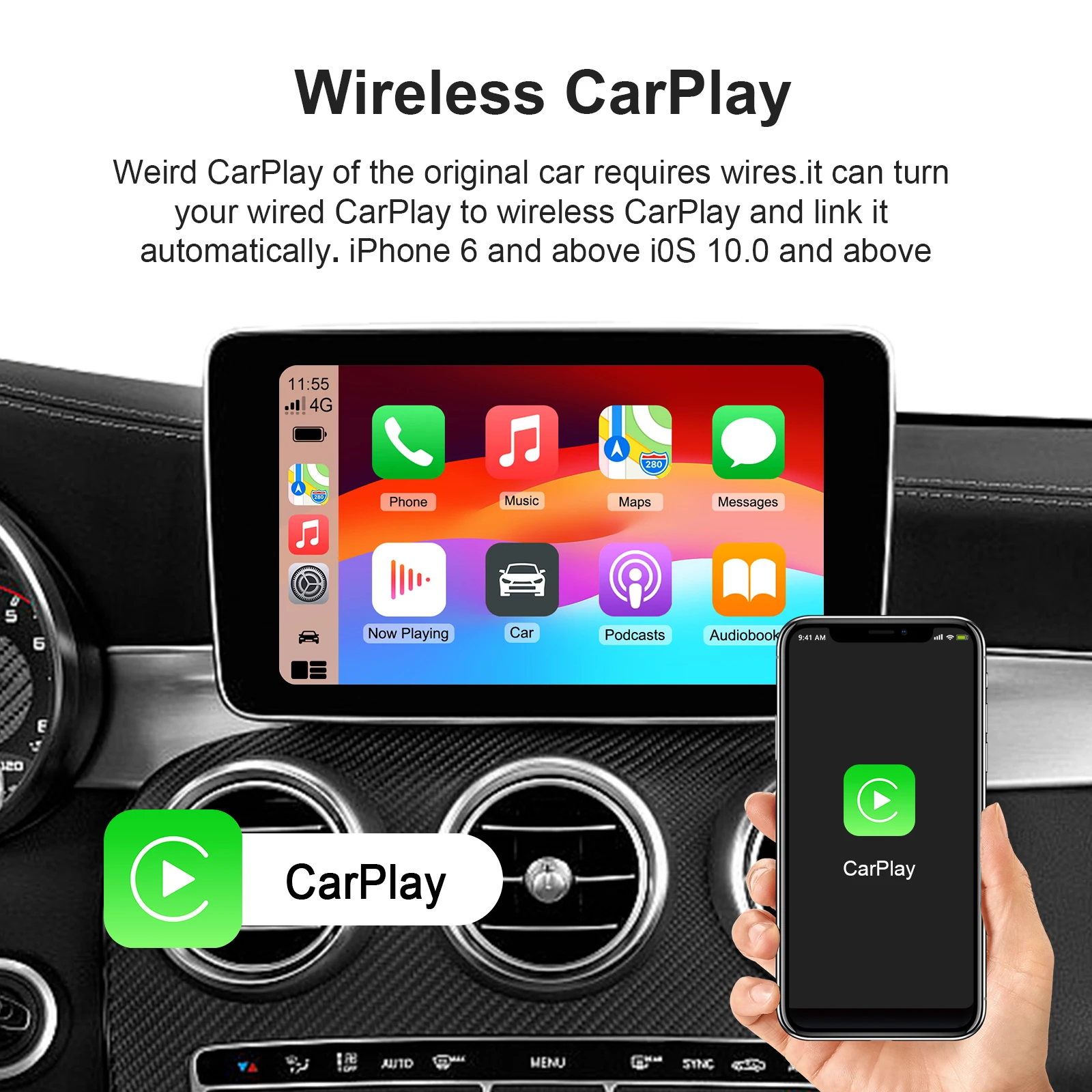 Hot Android 11 CarPlay AI Box  - огляд і ціна Smartwatch Universal