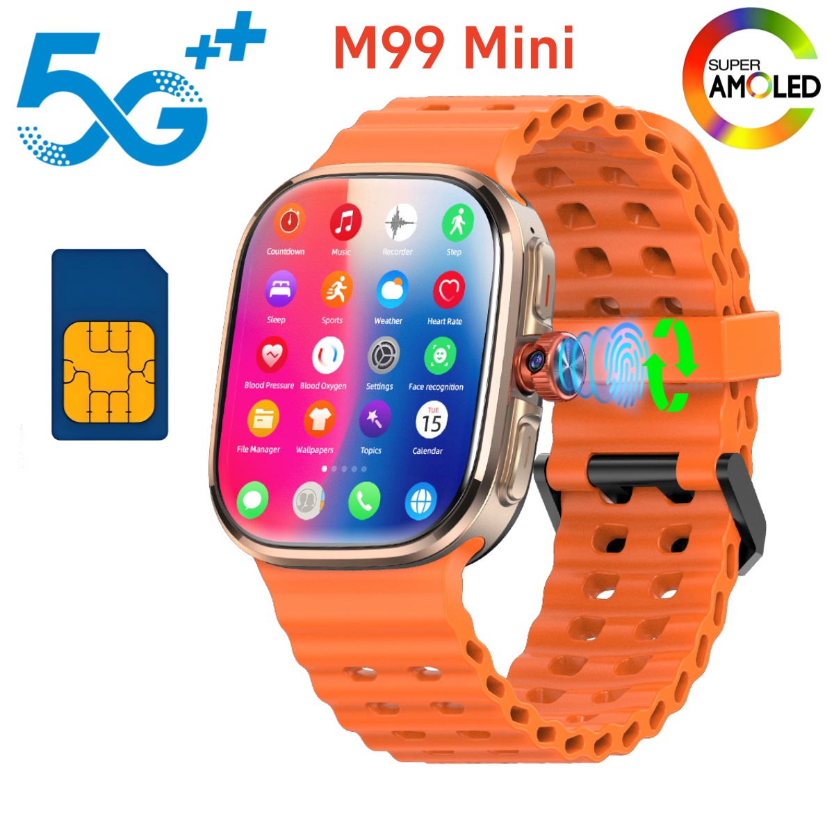M99 Mini Smartwatch 5G Android - огляд і ціна Smartwatch Faces