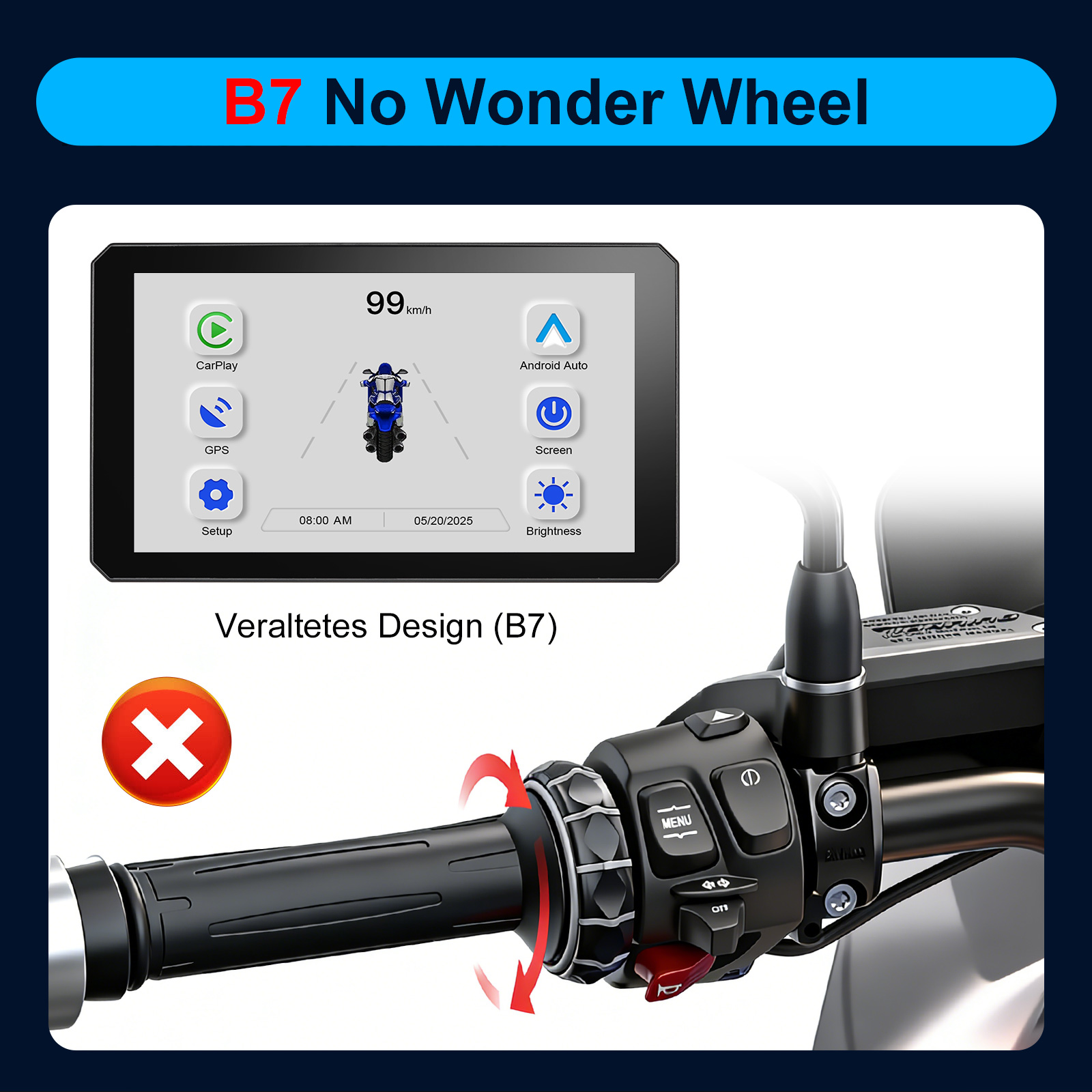 Carplay for BMW XR M1000 R1200 - огляд і ціна Smartwatch Universal