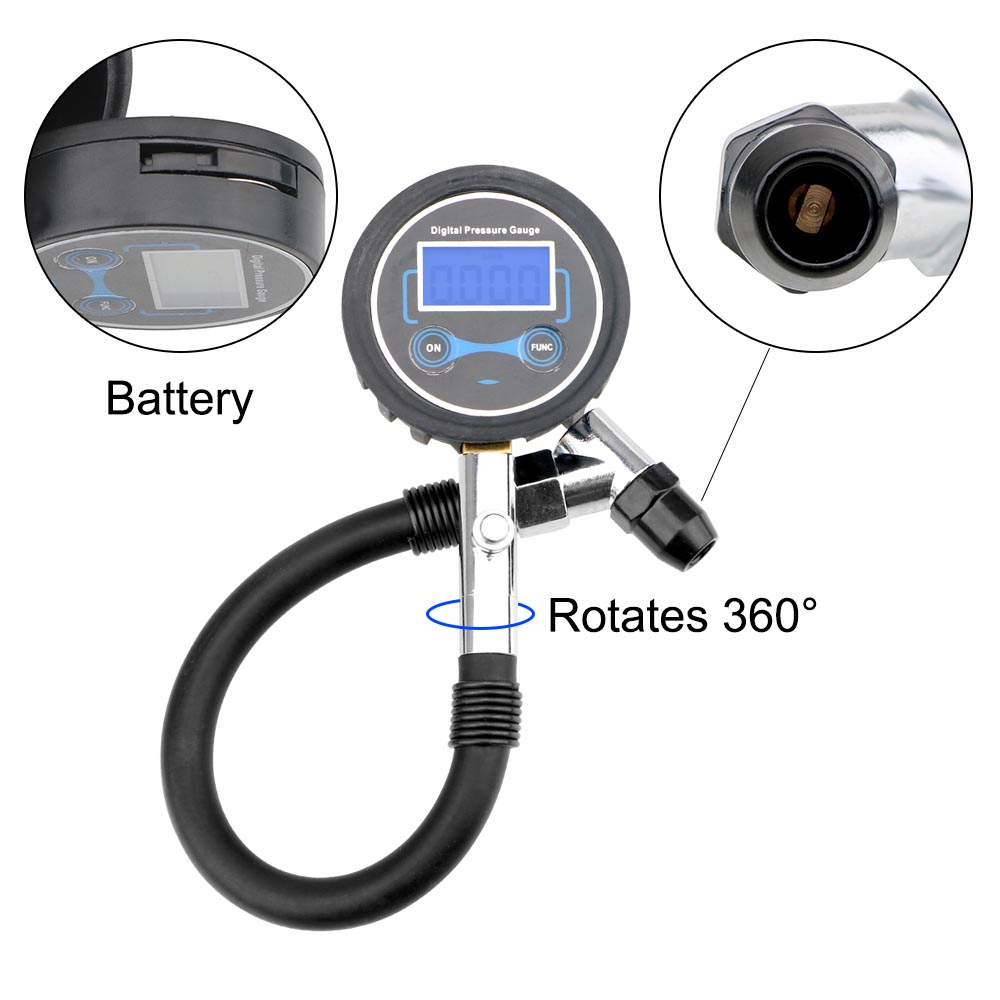 0-200Psi Tire Pressure Gauge M - огляд і ціна Smartwatch Universal