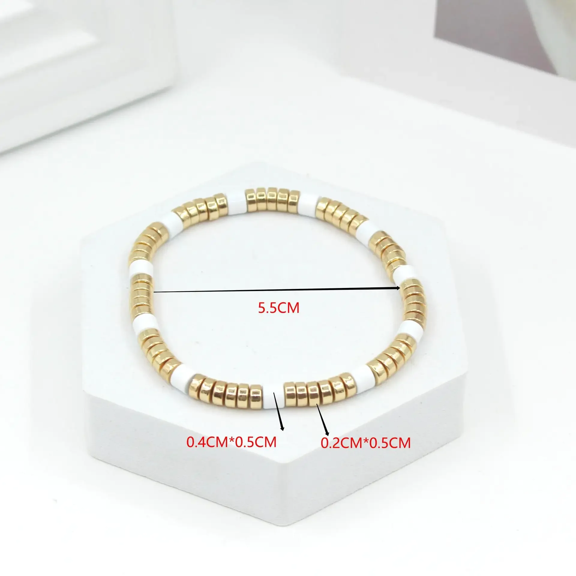 Bohemian Enamel White Cold Win - огляд і ціна Ceramic Link Bracelet