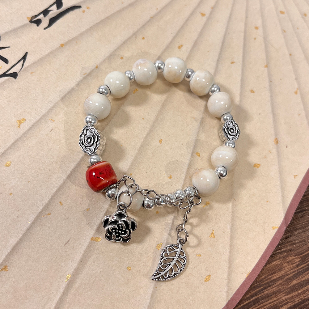 Retro Chinese Style Ceramic Be - огляд і ціна Ceramic Link Bracelet