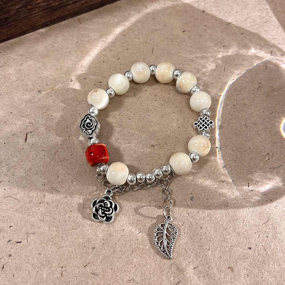 Retro Chinese Style Ceramic Be - огляд і ціна Ceramic Link Bracelet