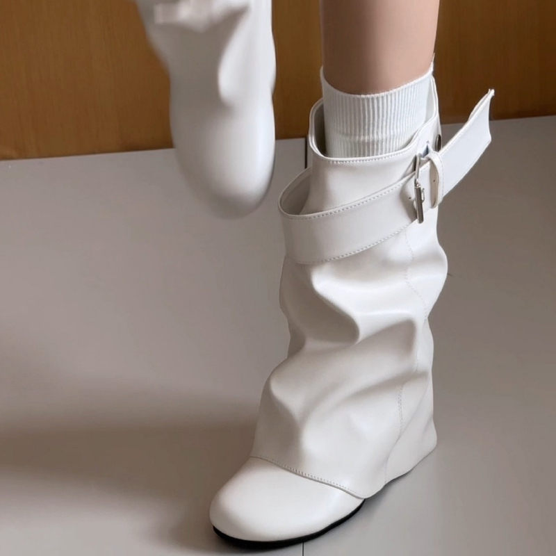 New Women Slouchy Mid Calf Lea - огляд і ціна Leather Classic Strap