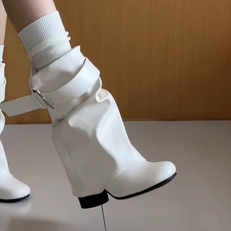 New Women Slouchy Mid Calf Lea - огляд і ціна Leather Classic Strap