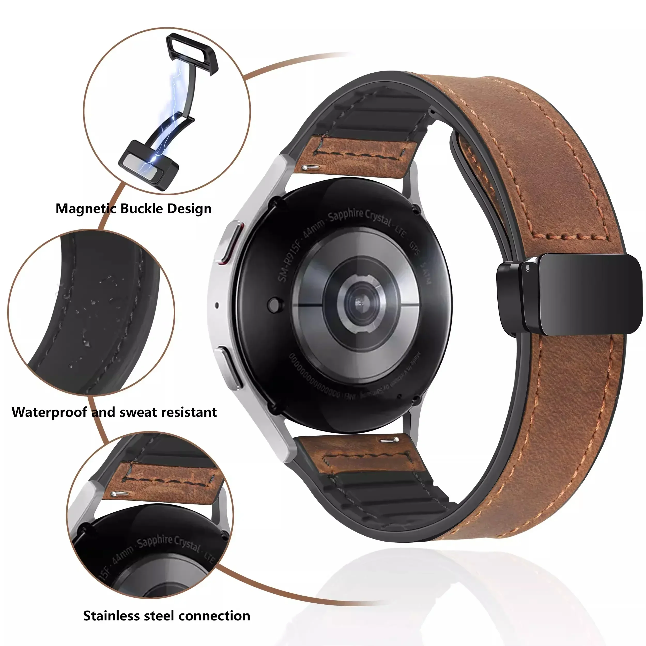 Soft Leather Strap for Motorol - огляд і ціна Motorola Smartwatch Accessories