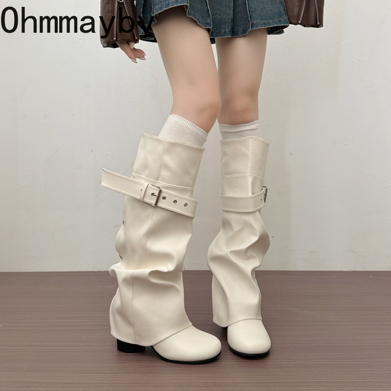 Designer Women Knee High Boots - огляд і ціна Leather Classic Strap