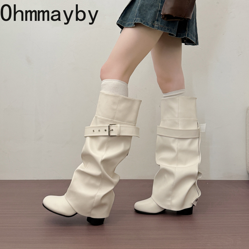 Designer Women Knee High Boots - огляд і ціна Leather Classic Strap