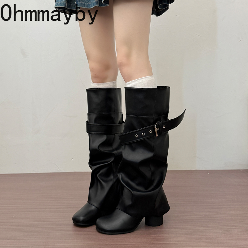 Designer Women Knee High Boots - огляд і ціна Leather Classic Strap