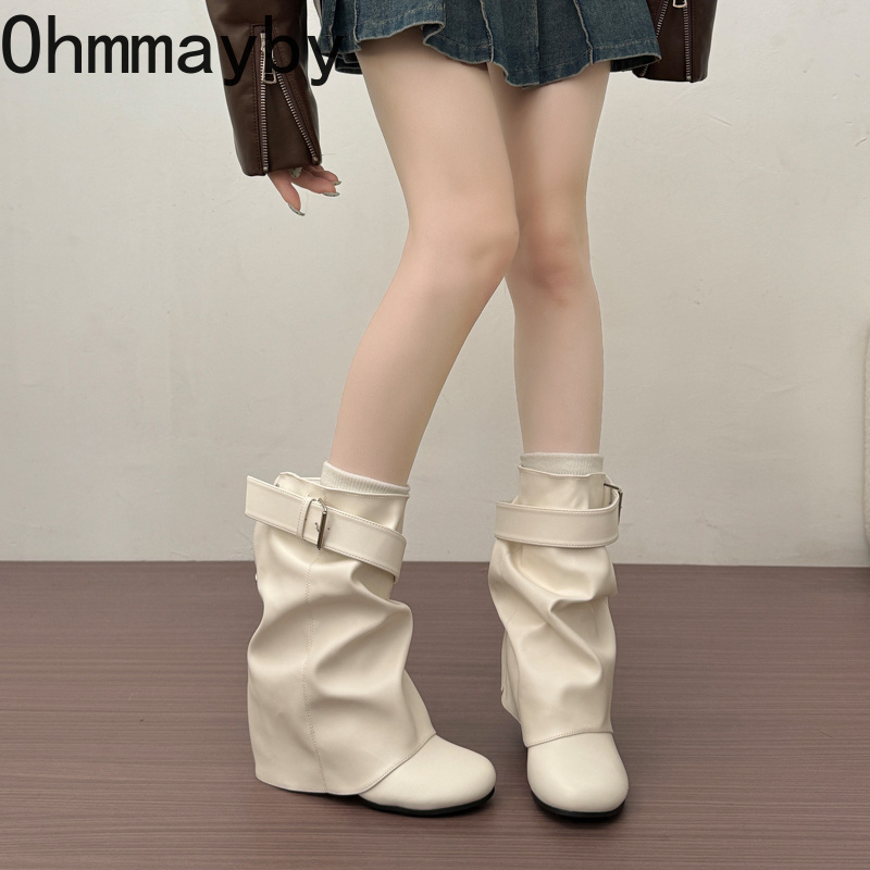 New Women Slouchy Mid Calf Lea - огляд і ціна Leather Classic Strap