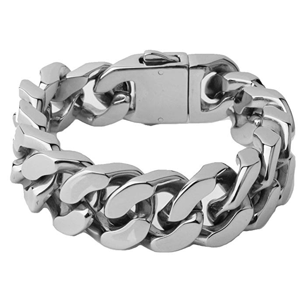 20MM Heavy Punk Retro Cuban Cu - огляд і ціна Ceramic Link Bracelet
