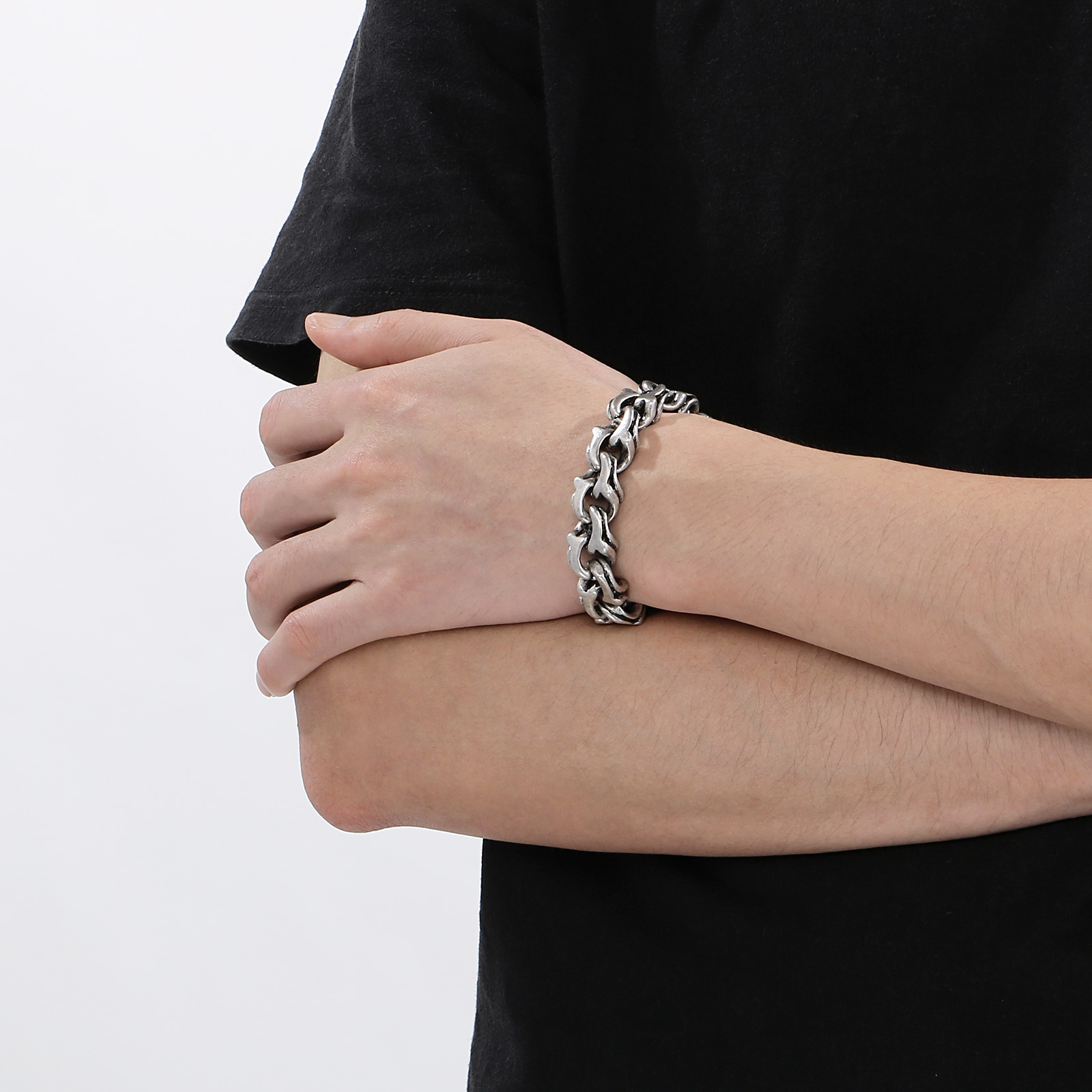 Chunky Chain Bracelet for Men  - огляд і ціна Ceramic Link Bracelet