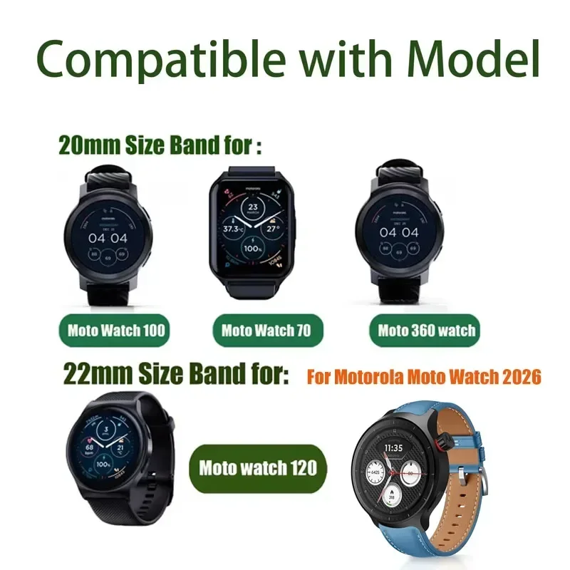 20mm 22mm Breathable Replaceme - огляд і ціна Motorola Smartwatch Accessories